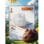 Набор для творчества из гипса, (Фигурка: Кисточка, Краски - 5 шт)