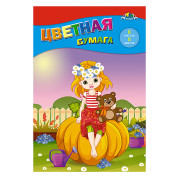 Бумага цветная 8л. 8цв. 