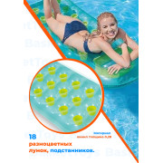 Надувной матрас для плавания 188х71см с окном, до 100кг, от 14 лет, 2 цвета