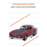 Метал., модель спорткар/ретро-седан, 1:36