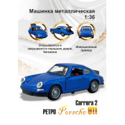 Метал., модель спорткар/ретро-седан, 1:36