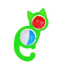 Погремушка "Кошечка". 12х26х4 см.