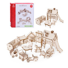 Модель "Набор мебели Детская", 18х18х5 см