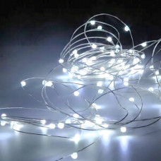 Гирлянда "Роса" , цвет ламп белый, 100 LED, 10 м.