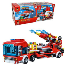 Конструктор "CITY fire" 96+ дет., 20х16х4 см.