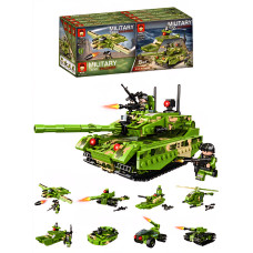 Конструктор Армия, 83-91+ дет., 20х16х4 см.