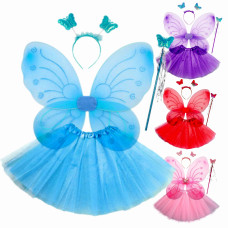 Набор "Фея". Юбка, крылья, палочка, ободок. 48х41х1 см.