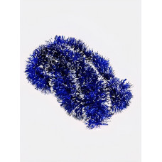 Мишура синяя с белыми кончиками 10х200 см.