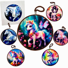 Подставка под горячее Лошадь, 17х17х1,5 см.