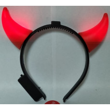 Ободок "Рожки", 15х17х3 см.