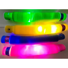 Труба Pop tubes, средняя, свет, 20х2,5см