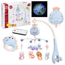 Мобиль на кроватку "Радость малыша-1" на батарейках, в коробке. 33х26х7 см.