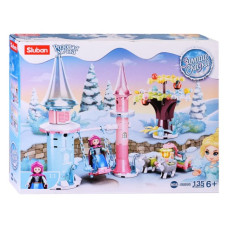 Конструктор "Зимние сказки" (135 дет.),23,5х4,5х19 см