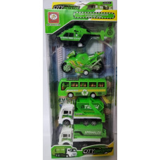 Набор городской техники, 5 пред., 41,5х16,5х5 см