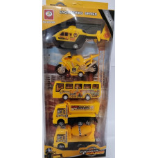 Набор строительная техника, 5 пред., 41,5х16,5х5 см