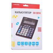 Калькулятор настольный DD-8814 14 разрядный, двойное питание, двойная память, автома