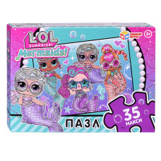 Макси-пазлы 35 "ЛОЛ. Русалки" 18х13х3,5 см