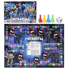 Настольная игра-ходилка "Космические мегаботы", 32х21х3 см