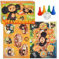 Настольная игра-ходилка 2в1 "Чебурашка", 32х21х3 см