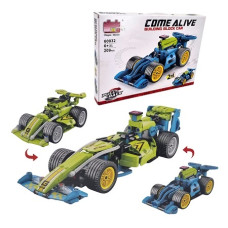 Конструктор гоночный болид 2 в 1, инерц. мех., 42х29х5 см.