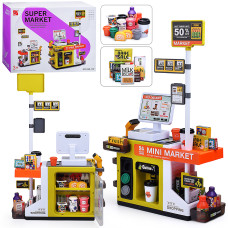 Игровой набор супермаркет "Дорожный магазин" в коробке. 39х29х14 см.