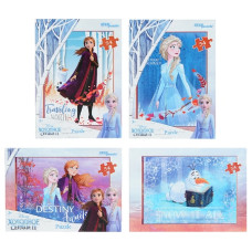 Пазлы 54 "Холодное сердце - 2". 9х6,5х2,5 см.