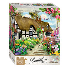 Пазлы 1000 "Английский коттедж" (Limited Edition). 19х16х7 см.