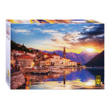 Пазлы 1500 "Которский залив, Черногория". 33х21,5х6 см.