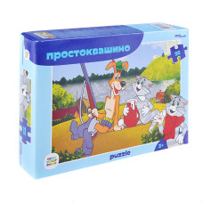 Пазлы 35 "Простоквашино (new)" (С/м). 18х12х3,5 см.