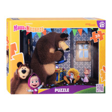 Пазлы 35 "Маша и Медведь" (нов.) (Анимаккорд). 20х14х4 см.