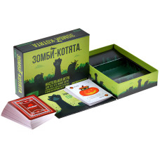 Карточная игра "Зомби котята". 13х11х4 см.