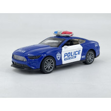 Модель металл., Ford Mustang, полиция спорткар, 1:32