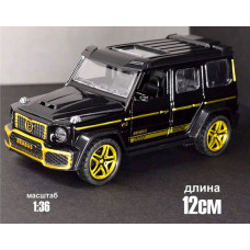Мет. мод. Mercedes-Benz Brabus,откр.багаж., двери, капот. 1:36
