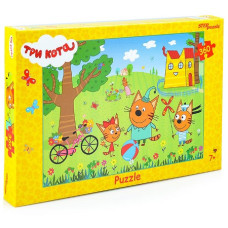 Пазлы 360 "Три кота" (АО "СТС"). 33х21,5х4 см.
