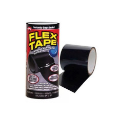 Сверхсильная клейкая лента Flex Tape 8" / Черная /Белая/ 20 см. длинна-1,52 м.