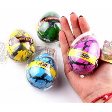 Растущее яйцо динозавра в слюде, 9х6х4,5 см.