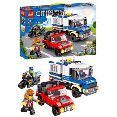 Конструктор "CITIES swat", 456 дет. 45,5х32х7 см.