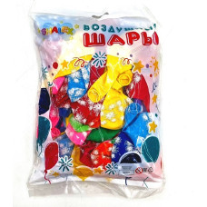 Наб. шаров 100шт. 12" цвет микс. "Салют"