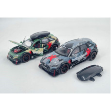 Металл., модель Audi RS6, свет, звук, 1:24