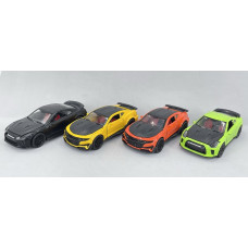 Модель метал. Chevrolet Camaro/Nissan GT-R, 1:36