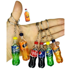Брелок  "Бутылка лимонада", 6,5х1,5х1,5 см.