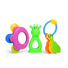 Набор погремушек "Развлекайся" в пакете. 16х22х4 см.