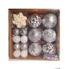 Набор шаров, 6 шт., 16х24х8 см