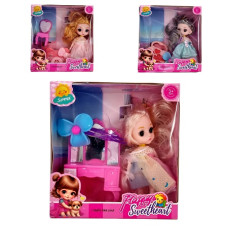 Кукла в кор., с набором "Happy sweetheart", 18х19х5 см.