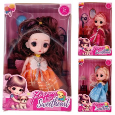 Кукла в кор., с набором "Happy sweetheart", 19х12х5,5 см.