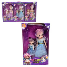 Набор кукол в кор. "Unicorn Doll", 32х20х6 см.
