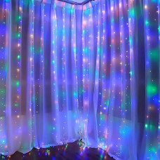 Гирлянда "Штора", цвет ламп Мультиколлор, 240 LED, 2х2 м.