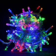 Гирлянда "Нить", цвет ламп мультиколлор, 160 LED, 9 м