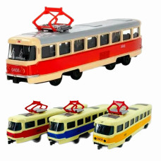 Трамвай, откр. двери, муз., 1:36, 16х4х4 см.