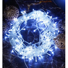 Гирлянда "Нить", цвет ламп белый, 160 LED, 11 м